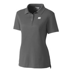 Image of Cutter & Buck Ladies' Gray Tri-Blend Pique Polo