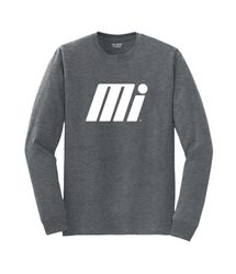 Image of Dark Heather Long Sleeve DryBlend T-Shirt