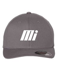 Image of Grey Flexfit Twill Cap