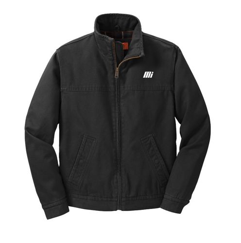 Men's Black Duck Cloth Work Jacket image thumbnail