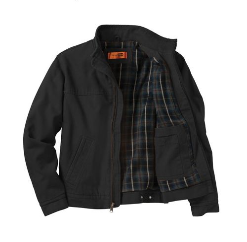 Men's Black Duck Cloth Work Jacket image thumbnail