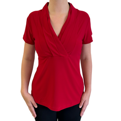 Image of Ladies' Red Cross Front Blouse