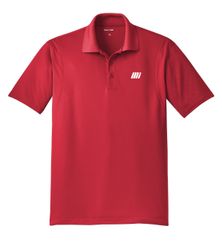 Image of Men's Tall Red Sport Wick Polo