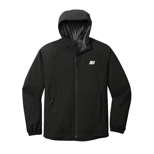 Ladies' Black Essential Rain Jacket image thumbnail
