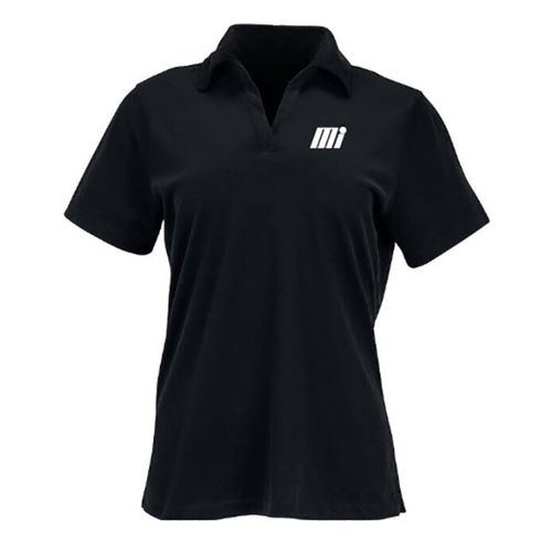 Ladies' Black Sueded Performance Polo image thumbnail