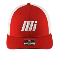 Image of Red/White Mesh Back Cap 