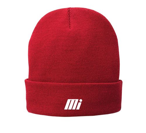 Red Fleece Lined Beanie image thumbnail