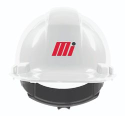 Image of White Whistler Ratchet Hard Hat