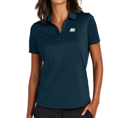Image of PREORDER-Ladies' Recharge Jersey Polo in Insignia Blue Heather