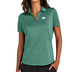 Image of PREORDER-Ladies' Recharge Jersey Polo in Sage Heather