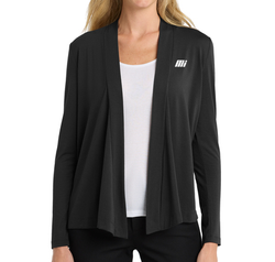 Image of PREORDER-Ladies' Concept Open Cardigan in Black