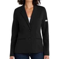 Image of PREORDER-Ladies' Knit Blazer in Black 