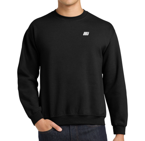 Gildan Crewneck Sweatshirt in Black image thumbnail