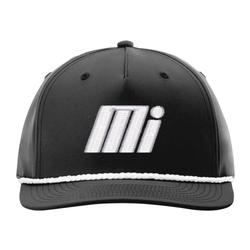 Image of Richardson Black Classic Rope Cap