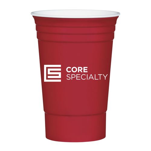 16 oz Red Insulated Cup image thumbnail