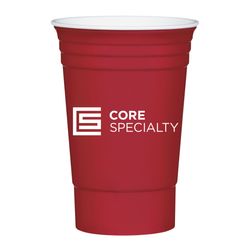 Image of 16 oz Red Insulated Cup