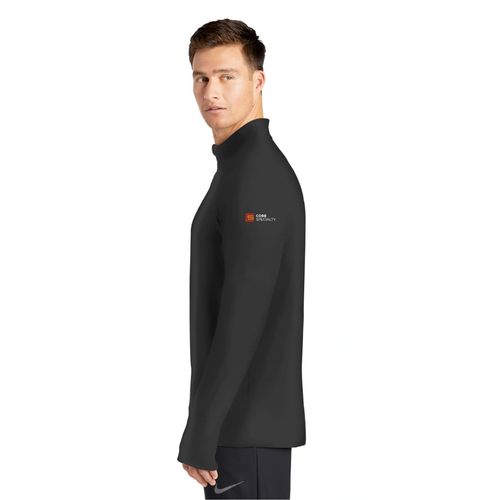 Nike Men's Black Half Zip Pullover image thumbnail