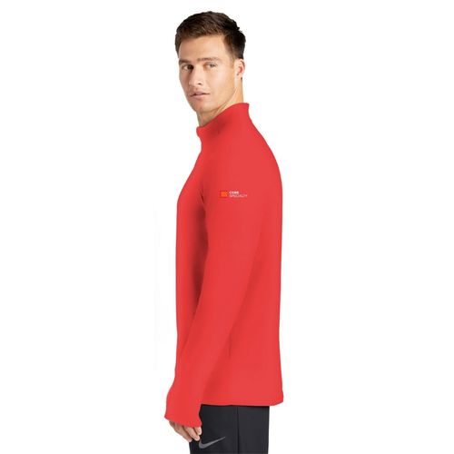 Nike Men's Red Half Zip Pullover image thumbnail