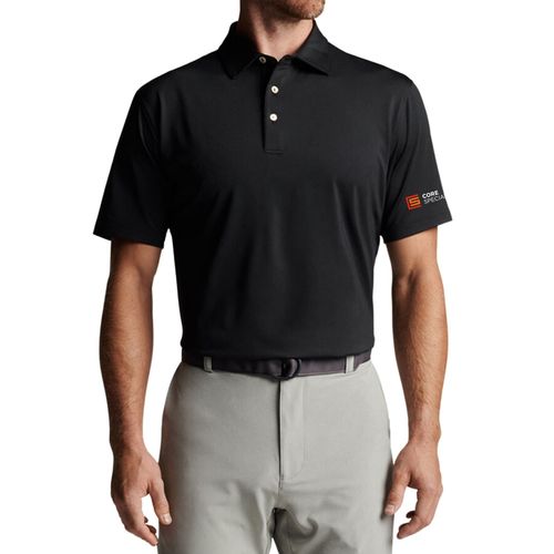 Peter Millar Men's Black Performance Polo image thumbnail