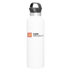 Image of 24 oz White Stainless Water Bottle