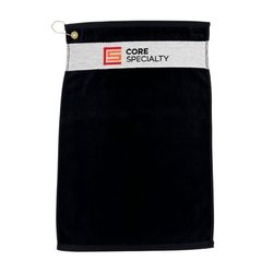 Image of Black Golf Towel