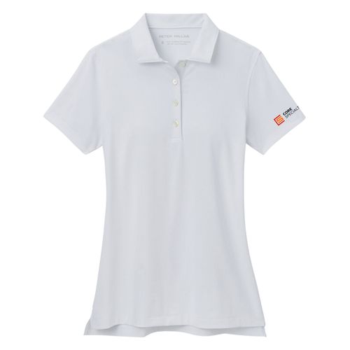 Peter Millar Ladies' White Performance Polo image thumbnail