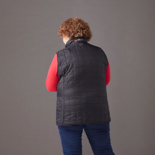 Cutter & Buck Ladies' Black Puffer Vest image thumbnail