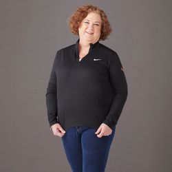 Image of Nike Ladies' Black Half Zip Pullover