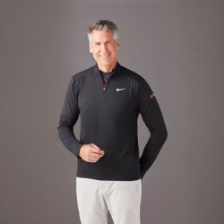 Image of Nike Men's Black Half Zip Pullover