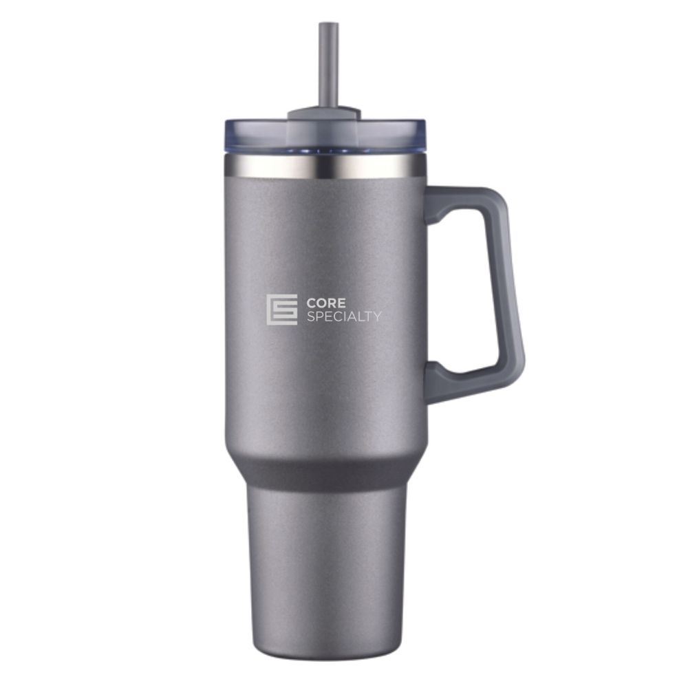40 oz Gray Travel Mug primary image