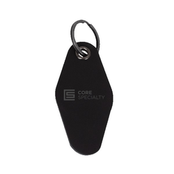Image of Black Leather Keychain