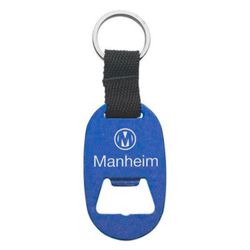 Image of Metal Key Tag with Bottle Opener