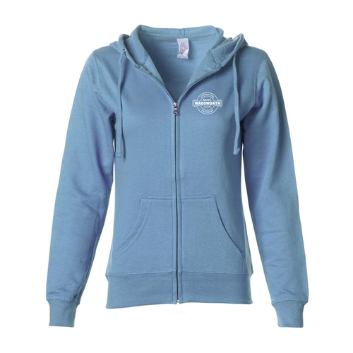 LADIES LIGHTWEIGHT ZIP HOODED SWEATSHIRT image thumbnail