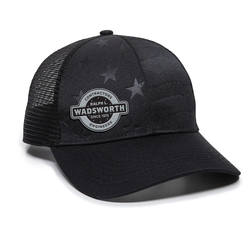 Image of DEBOSSED AMERICAN FLAG MESH BACK CAP