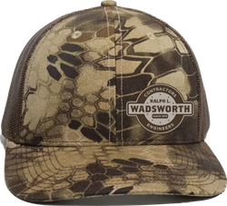 Image of Embroidered Camo Trucker Caps