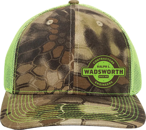 Embroidered Camo Trucker Caps image thumbnail
