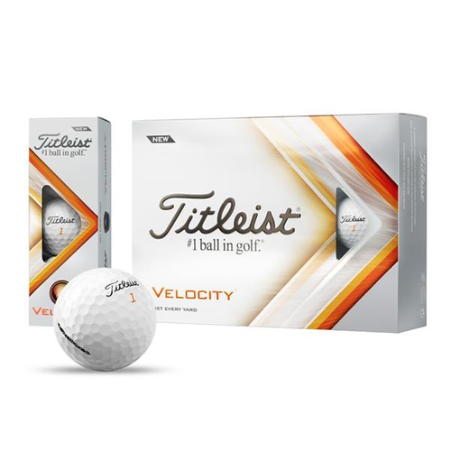 Golf Balls - Titleist Velocity, Sleeve of 3 (INV) image thumbnail
