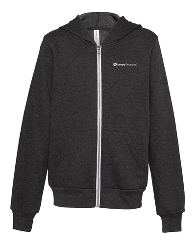 Youth Sponge Fleece Full-Zip Hooded Sweatshirt (ODL) image thumbnail