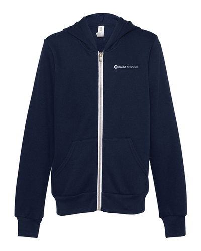 Youth Sponge Fleece Full-Zip Hooded Sweatshirt (ODL) image thumbnail