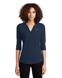 Image of Shirt - OGIO Ladies Jewel Henley (ODL)