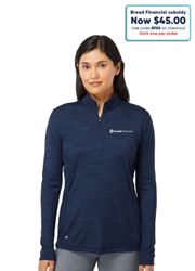 Image of Jacket - Ladies' Adidas Lightweight Melange 1/4-Zip Pullover (ODL)