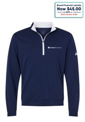 Image of Jacket - Unisex Adidas Lightweight Quarter-Zip Pullover (ODL)