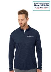 Image of Jacket - Men's Adidas Lightweight Melange 1/4-Zip Pullover (ODL)