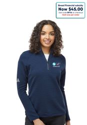 Image of Pullover - Ladies'  Adidas 1/4-Zip Pullover (ODL)