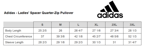 Pullover - Ladies'  Adidas 1/4-Zip Pullover (ODL) image thumbnail
