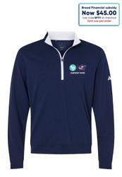 Image of Jacket - Unisex Adidas Lightweight 1/4-Zip Pullover (ODL)