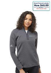 Image of Pullover - Ladies'  Adidas 1/4-Zip Pullover (ODL)