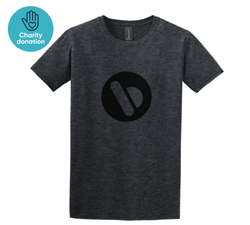 Image of T-Shirt & Donation - Heather Grey Gildan Softstyle (INV)
