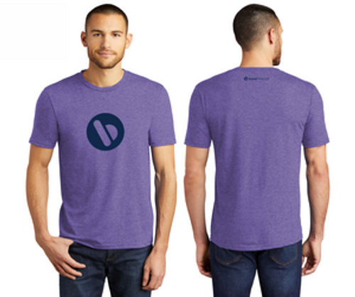 T-Shirt - Unisex Purple B-Coin Tee (INV) image thumbnail