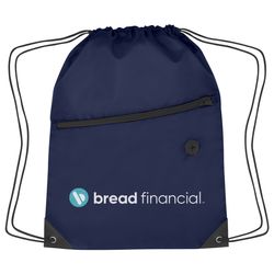 Image of Backpack - Drawstring w/ Zipper (INV)